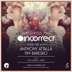 Fri July 26 - Incorrect Presents Anthony Attalla + Tim Baresko