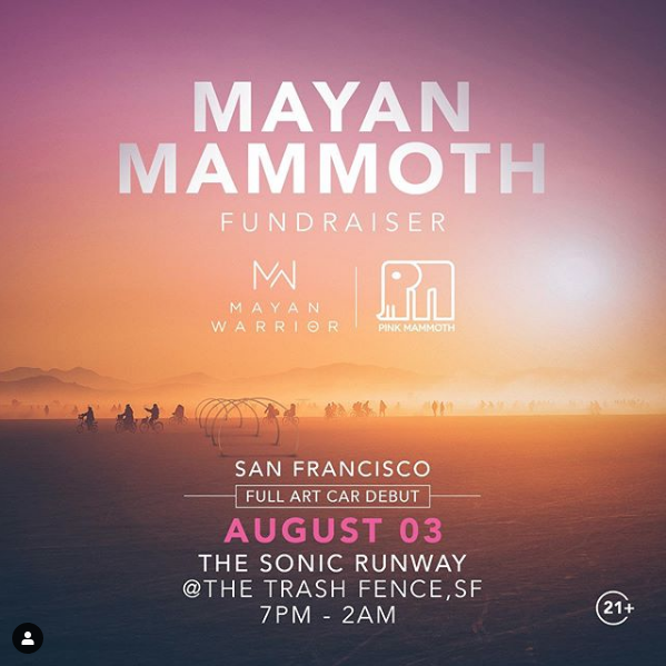 Sat Aug 03 - Mayan Mammoth: A Fundraiser