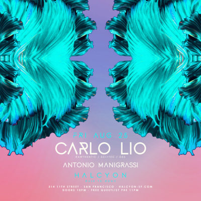 Aug 25 - Carlo Lio at Halcyon