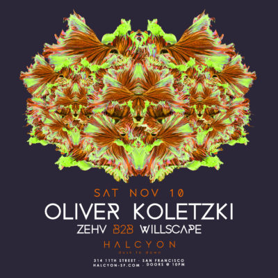 Sat Nov 10 - Oliver Koletzki