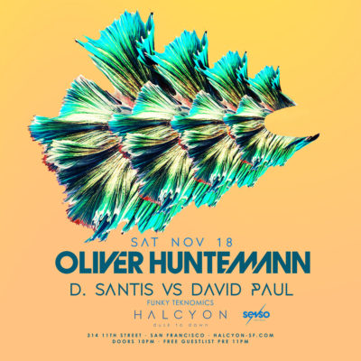 Nov 18 - Oliver Huntemann at Halcyon